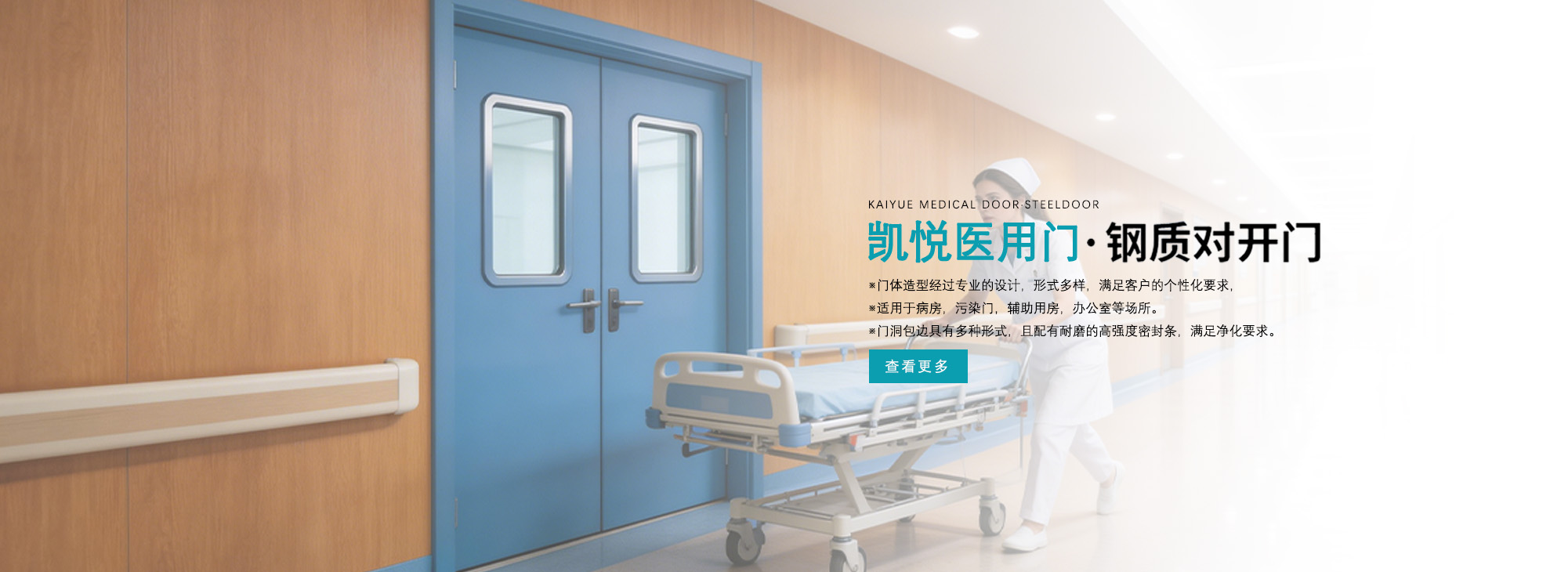 凯悦钢质对开门