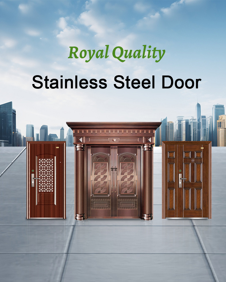 Stainless steel door