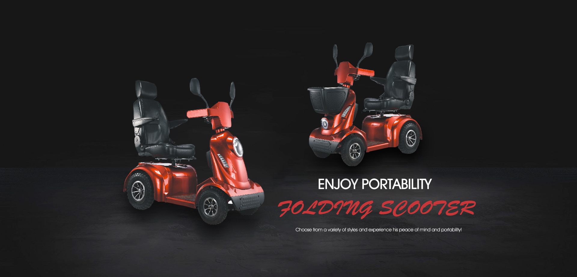 Elderly electric scooter