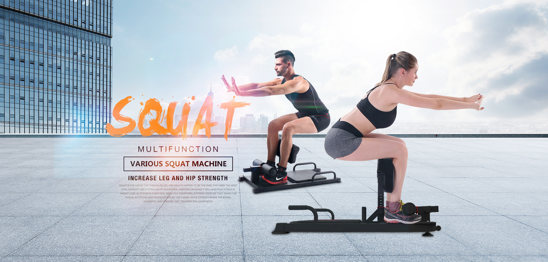 Squat machine