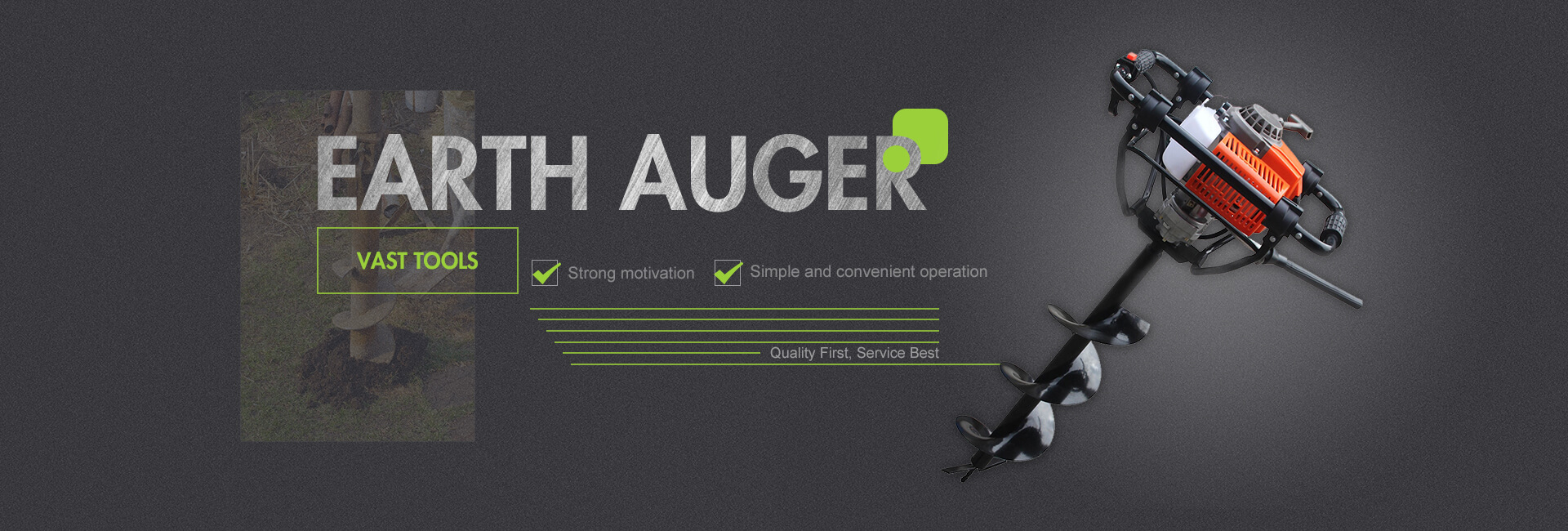 Earth auger