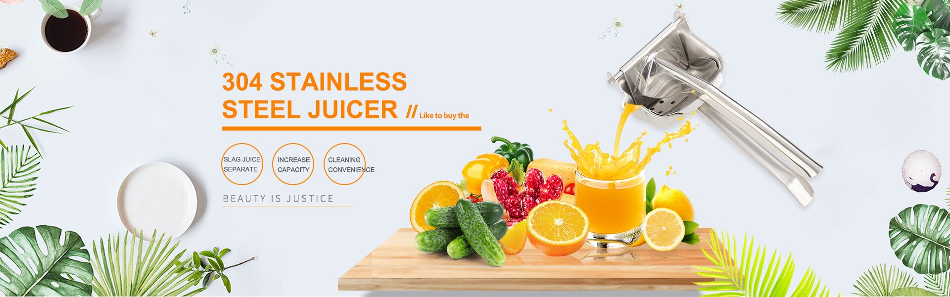 304 stainless steel juicer