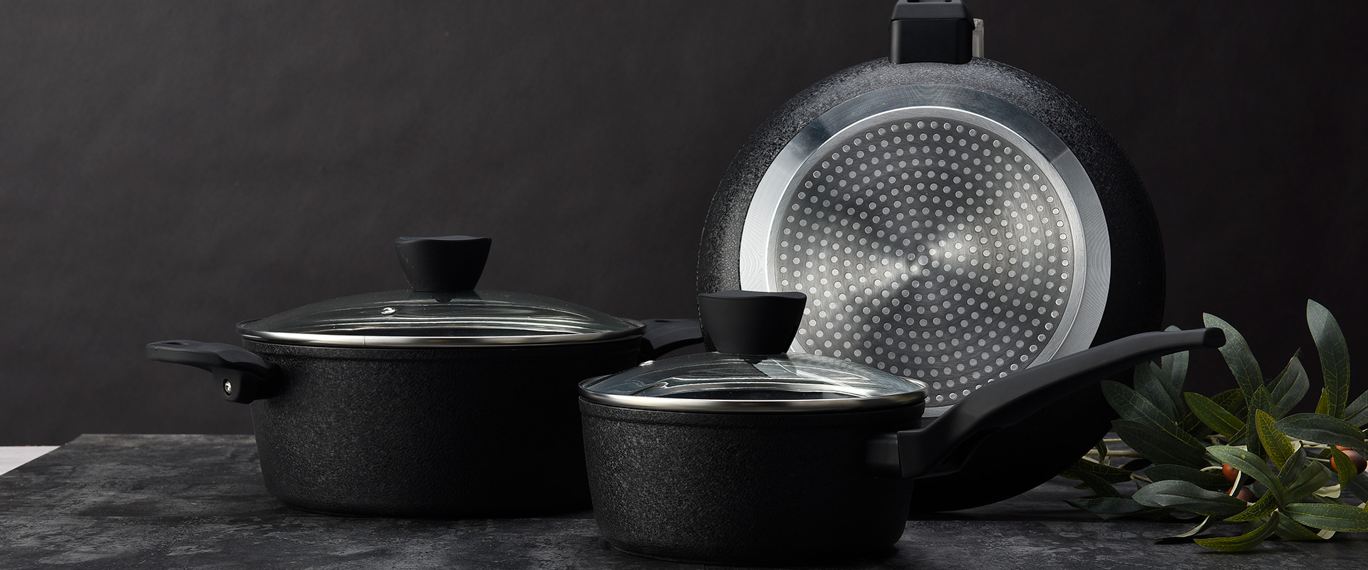 Alu. Cookware_Pressed Alu. Cookware_Aluminum nonstick pot