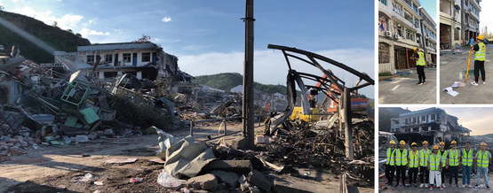 浙江温岭槽罐车爆炸事故周边房屋安全排查